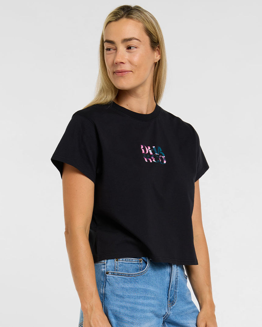 Womens Cotton Crop | Aurora | Short Sleeves | WOMENS TOPS | DHaRCO | Image 3 of 6