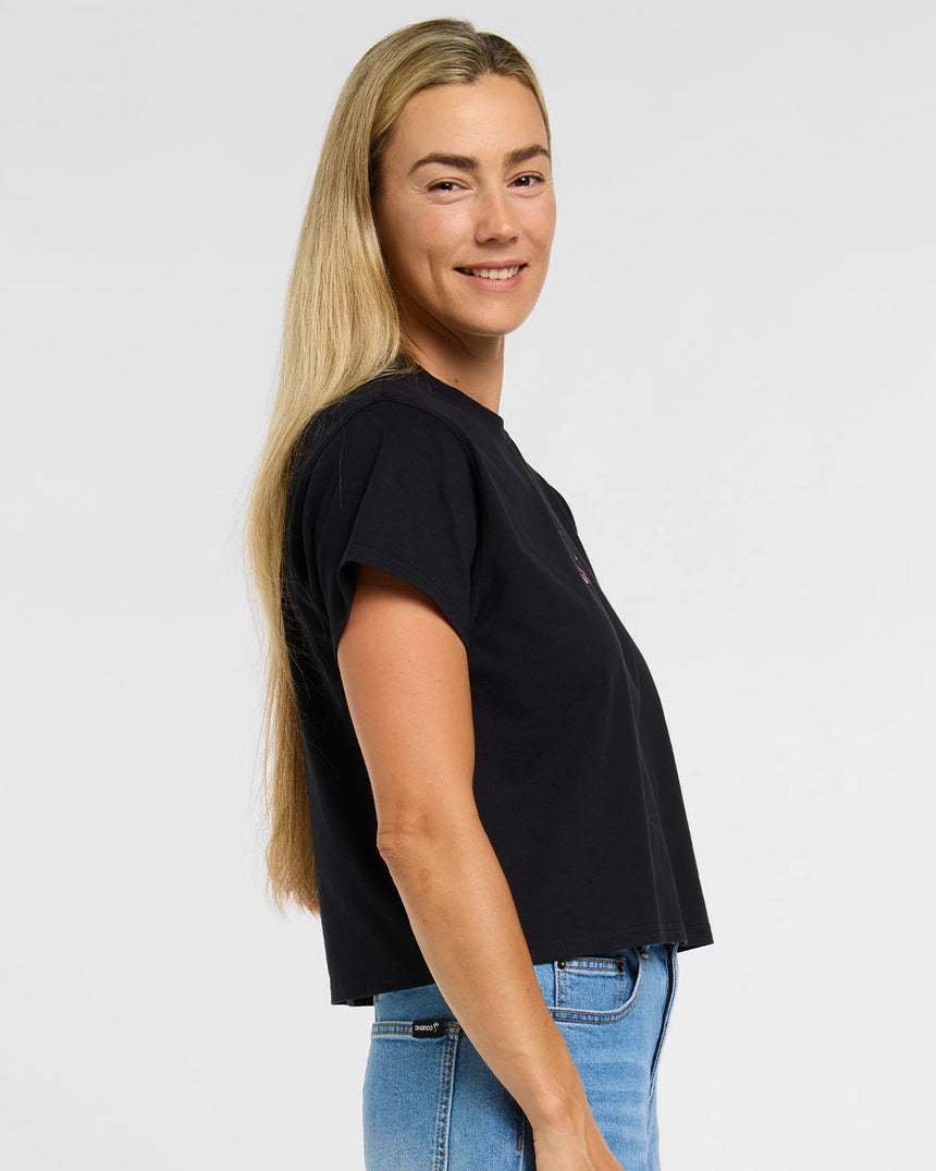 Womens Cotton Crop | Aurora | Short Sleeves | WOMENS TOPS | DHaRCO | Image 4 of 6
