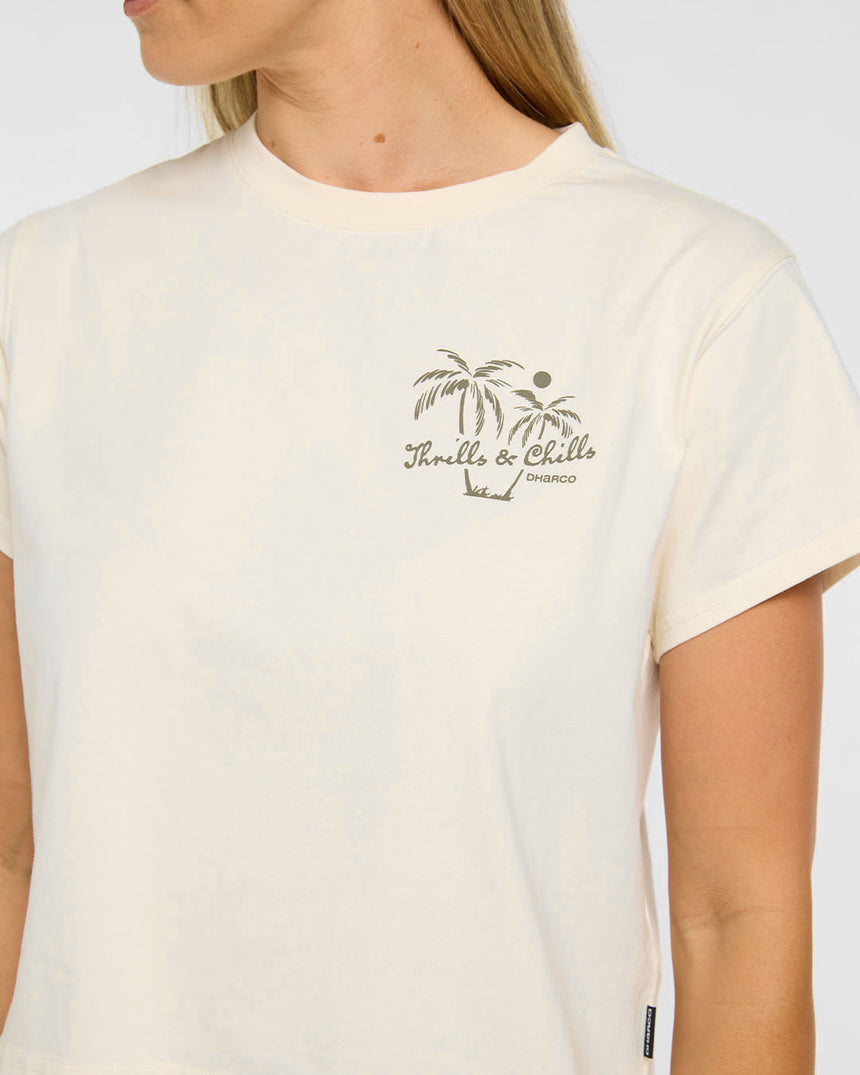 Womens Cotton Crop | Horizon | Short Sleeves | WOMENS TOPS | DHaRCO | Image 5 of 8