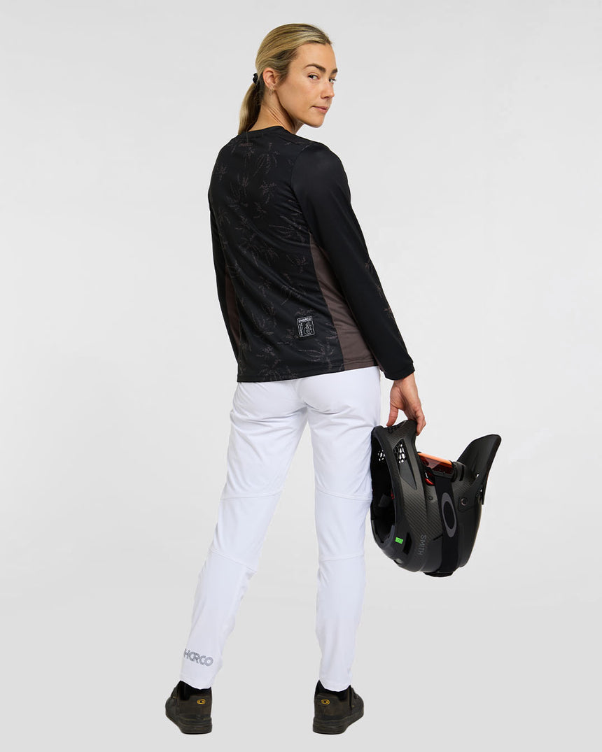 Womens Gravity Jersey | Leopard Palm | Long Sleeves | WOMENS TOPS | DHaRCO | Image 2 of 4