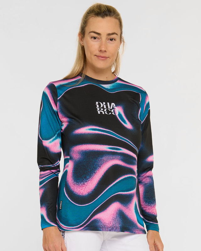 Womens Race Jersey | Aurora | Long Sleeves | WOMENS TOPS | DHaRCO | Image 1 of 8