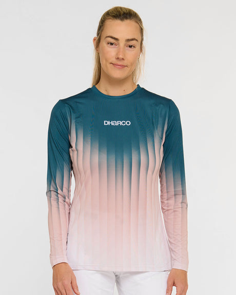 Womens Race Jersey | Dusty Prism | Long Sleeves | WOMENS TOPS | DHaRCO | Image 1 of 8