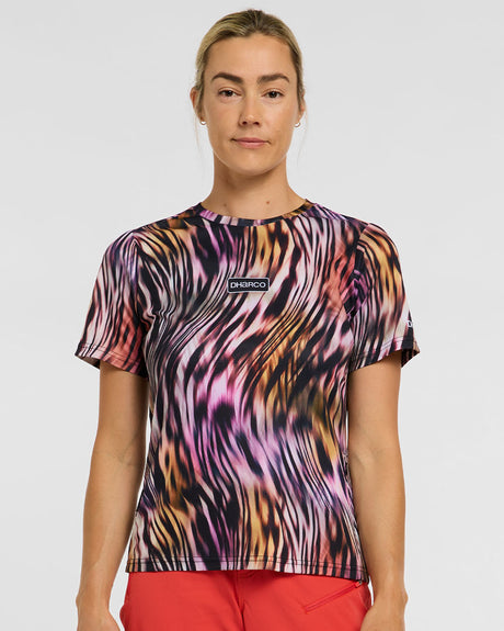 Womens Short Sleeve Jersey | Acid Safari | Short Sleeves | WOMENS TOPS | DHaRCO | Image 1 of 6