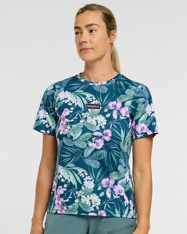 Womens Short Sleeve Jersey | Wild Orchid | Short Sleeves | WOMENS TOPS | DHaRCO | Image 1 of 6