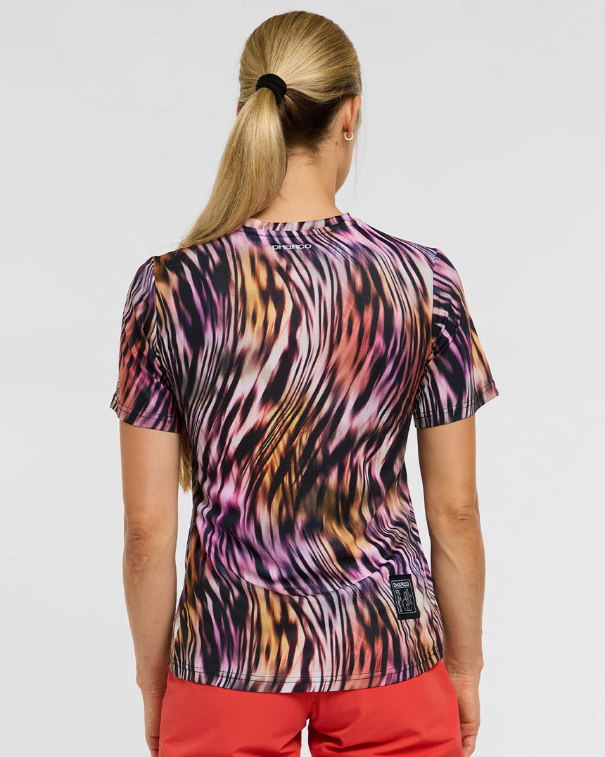 Womens Short Sleeve Jersey | Acid Safari | Short Sleeves | WOMENS TOPS | DHaRCO | Image 2 of 6