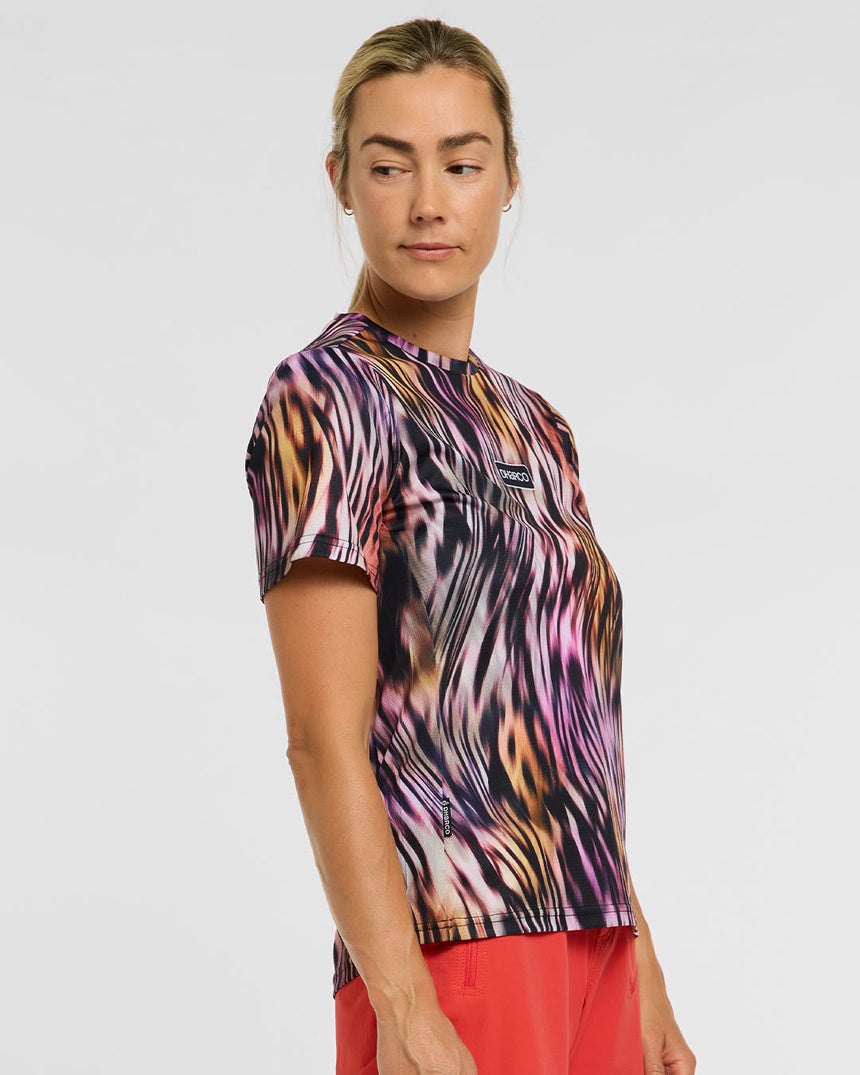 Womens Short Sleeve Jersey | Acid Safari | Short Sleeves | WOMENS TOPS | DHaRCO | Image 3 of 6