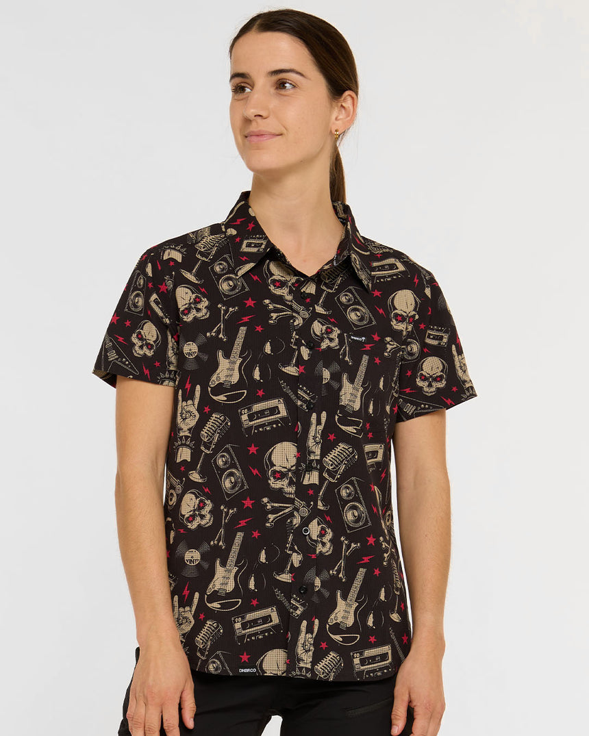 Womens Tech Party Shirt | RocknRolla | Short Sleeves | WOMENS TOPS | DHaRCO | Image 1 of 8