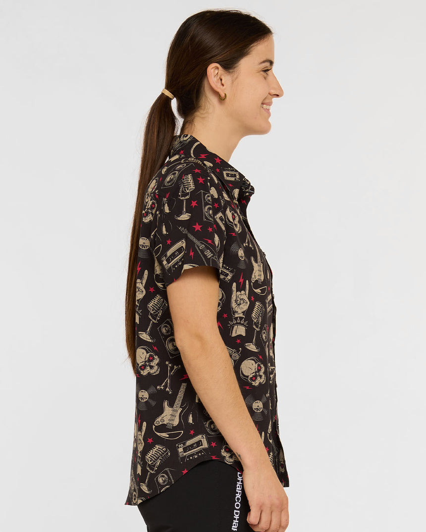 Womens Tech Party Shirt | RocknRolla | Short Sleeves | WOMENS TOPS | DHaRCO | Image 3 of 8
