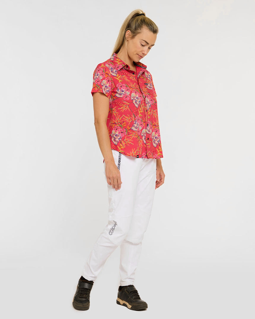 Womens Tech Party Shirt | Paradise | Short Sleeves | WOMENS TOPS | DHaRCO | Image 4 of 8