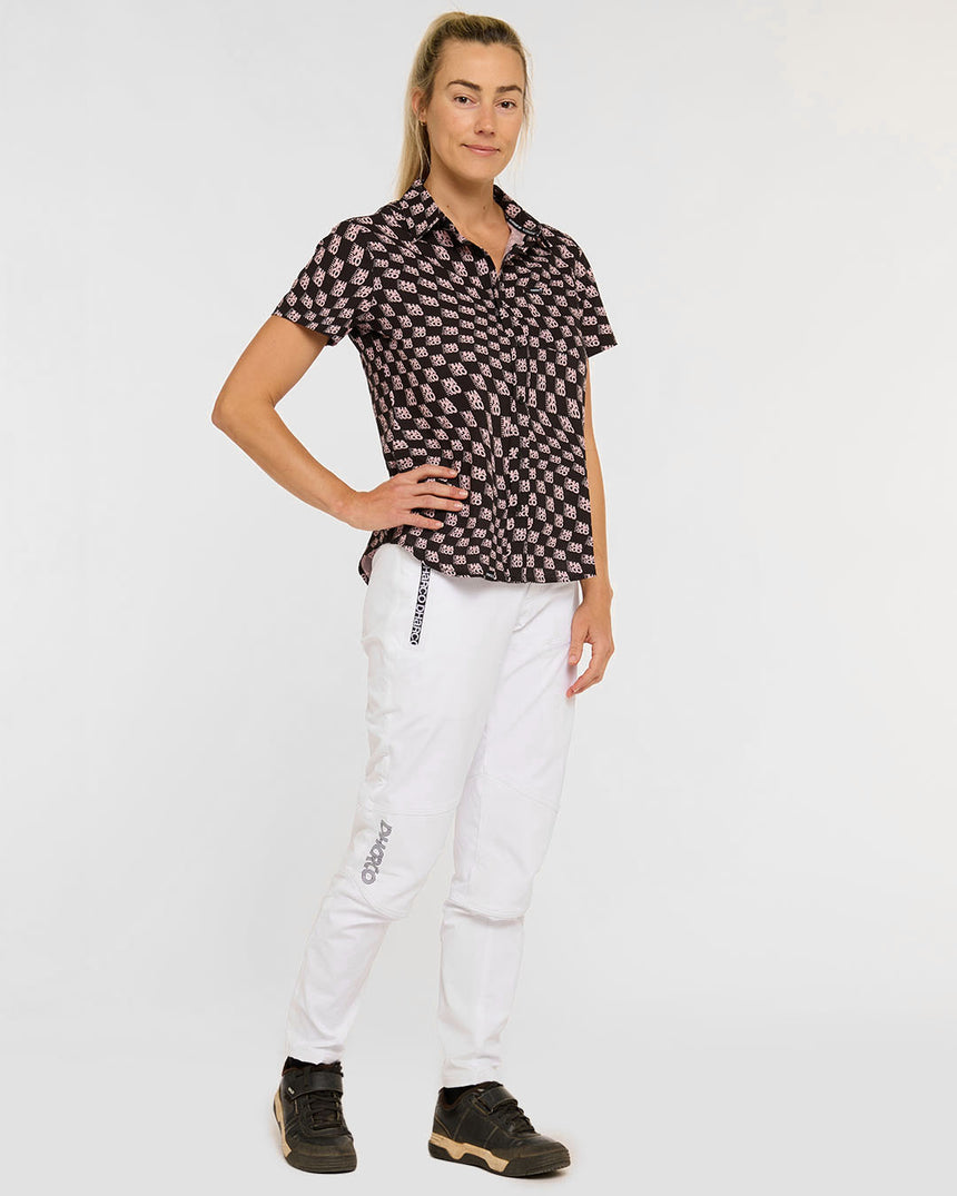 Womens Tech Party Shirt | Check Please | Short Sleeves | WOMENS TOPS | DHaRCO | Image 4 of 8