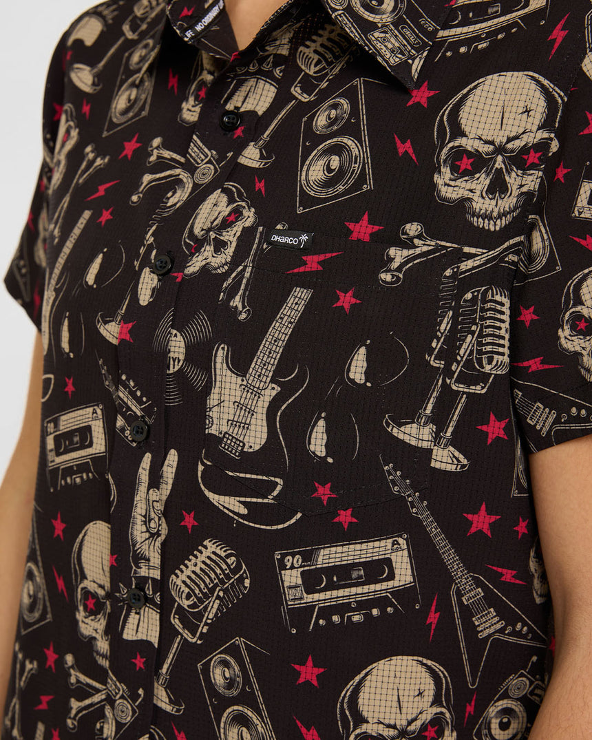 Womens Tech Party Shirt | RocknRolla | Short Sleeves | WOMENS TOPS | DHaRCO | Image 6 of 8