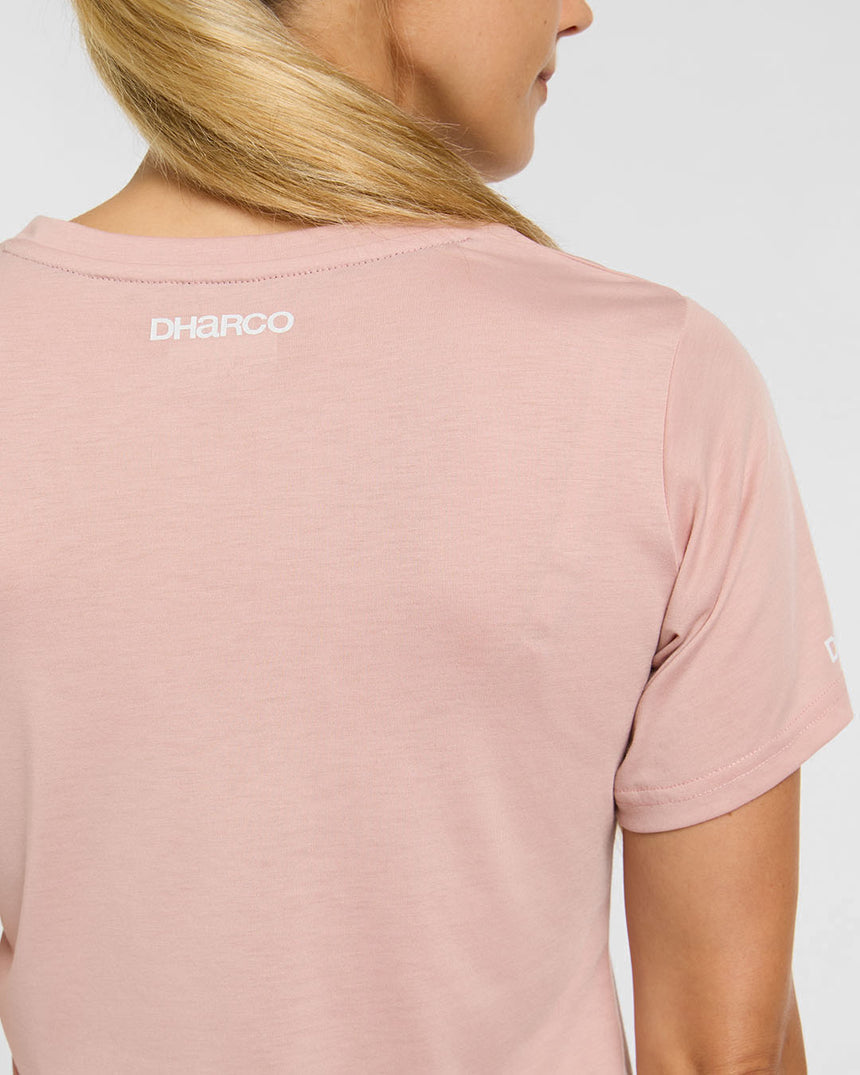 Womens Tech Tee | Dusty Rose | Short Sleeves | WOMENS TOPS | DHaRCO | Image 5 of 6