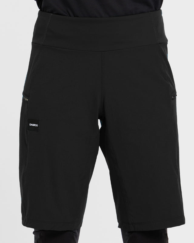 Womens Trail shorts | Black | Trail Shorts | WOMENS BOTTOMS | DHaRCO | Image 1 of 6