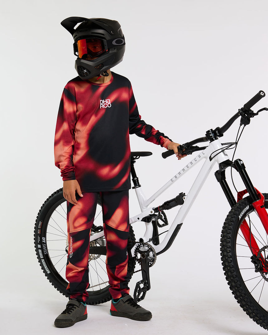 Youth Gravity Jersey | Infrared | Long Sleeves | YOUTH TOPS | DHaRCO | Image 6 of 6