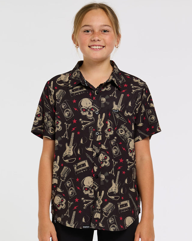 Youth Tech Party Shirt | RocknRolla | Short Sleeves | YOUTH TOPS | DHaRCO | Image 1 of 6