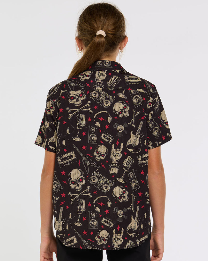 Youth Tech Party Shirt | RocknRolla | Short Sleeves | YOUTH TOPS | DHaRCO | Image 2 of 6