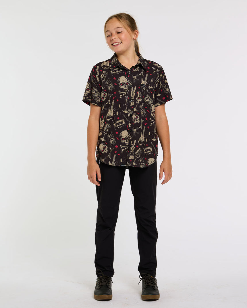 Youth Tech Party Shirt | RocknRolla | Short Sleeves | YOUTH TOPS | DHaRCO | Image 5 of 6