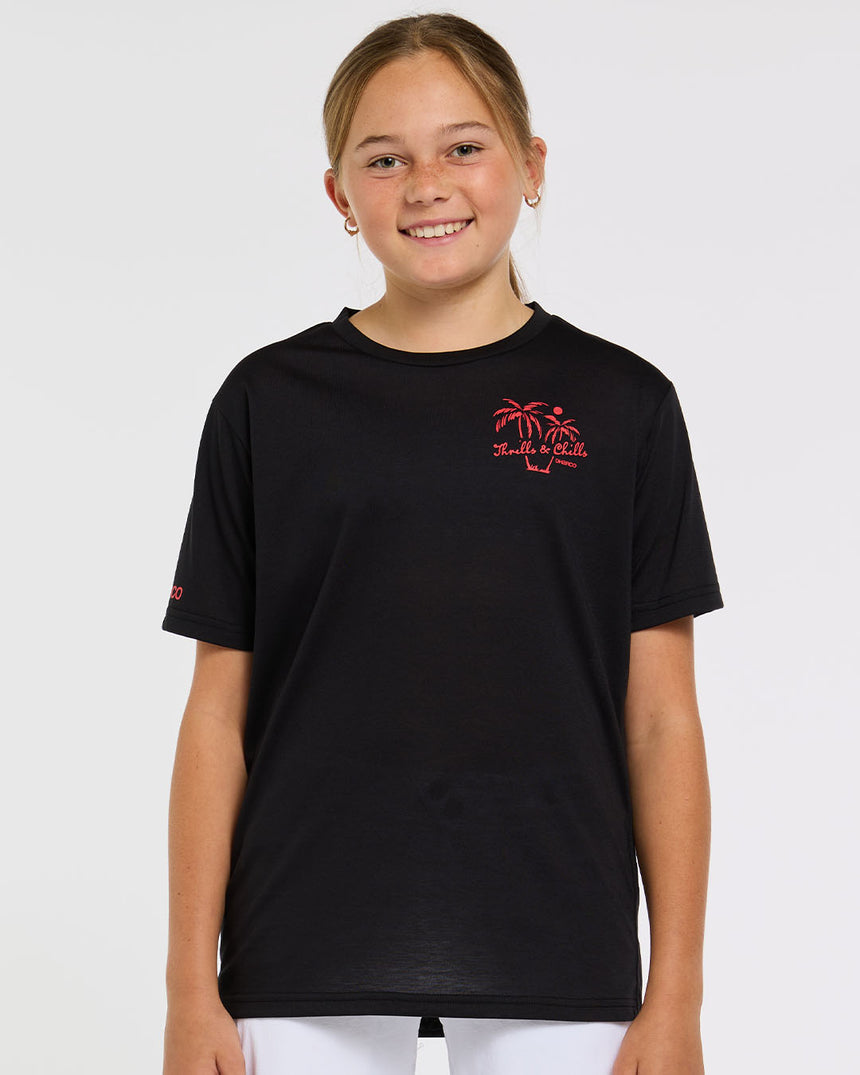 Youth Tech Tee | Onyx | Short Sleeves | YOUTH TOPS | DHaRCO | Image 1 of 8