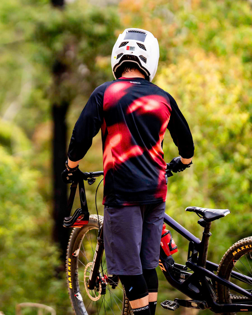 Mens 3/4 Sleeve Jersey | Infrared | 3/4 Sleeves | MENS TOPS | DHaRCO | Image 8 of 8