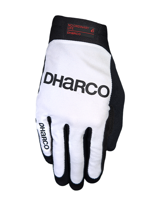 Mens Race Glove | White | MENS GLOVES | DHaRCO | Image 1 of 4