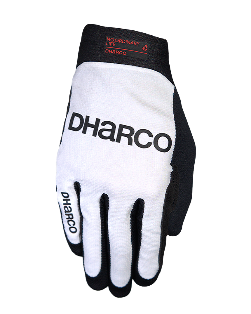 Mens Race Glove | White | MENS GLOVES | DHaRCO | Image 1 of 4