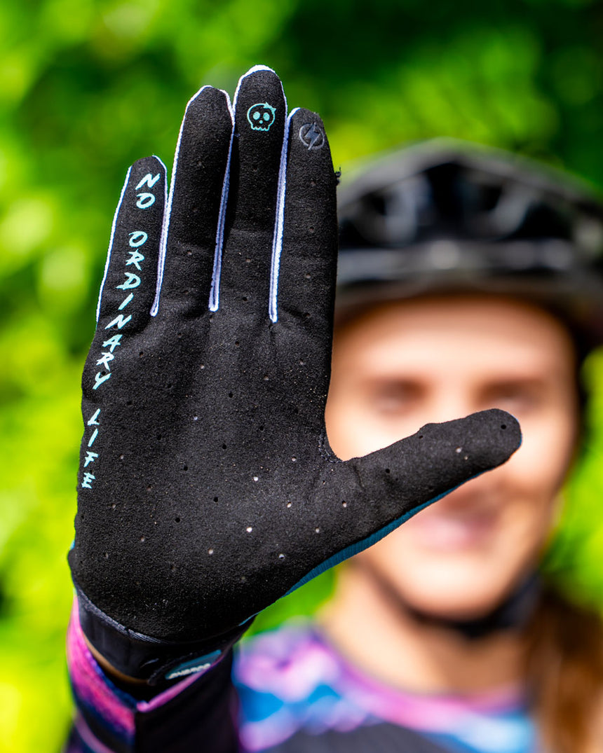 Womens Gravity Gloves | Moroccan Blue | WOMENS GLOVES | DHaRCO | Image 4 of 4