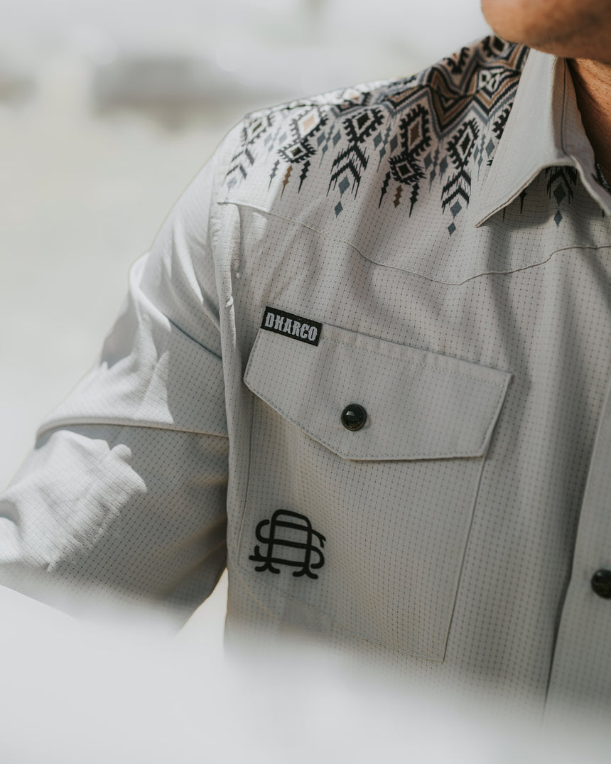 Mens Tech Long Sleeve Shirt | Kyle Strait Signature Rattlesnake | Long Sleeves | MENS TOPS | DHaRCO | Image 3 of 8
