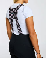 QOM Bib | Black/Check Please | Bibs | WOMENS BOTTOMS | DHaRCO | Image 4 of 10