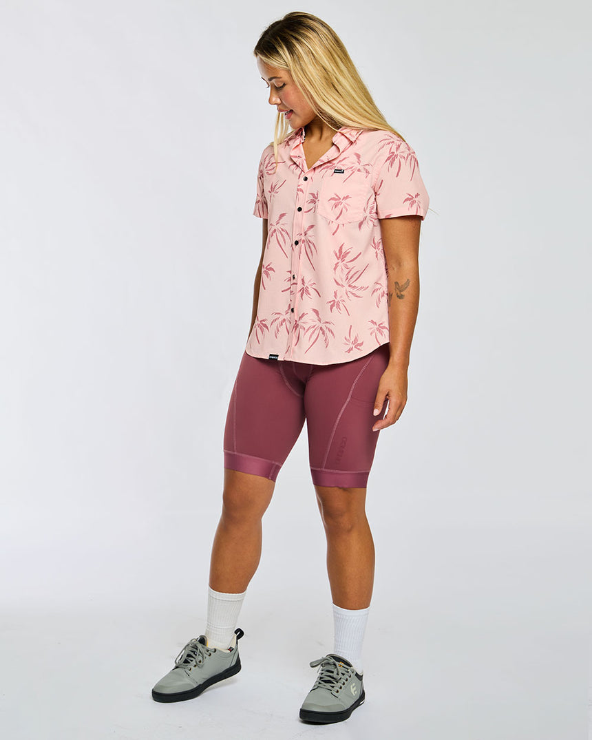 QOM Bib | Wild Ginger/Pink Palm | Bibs | WOMENS BOTTOMS | DHaRCO | Image 7 of 8