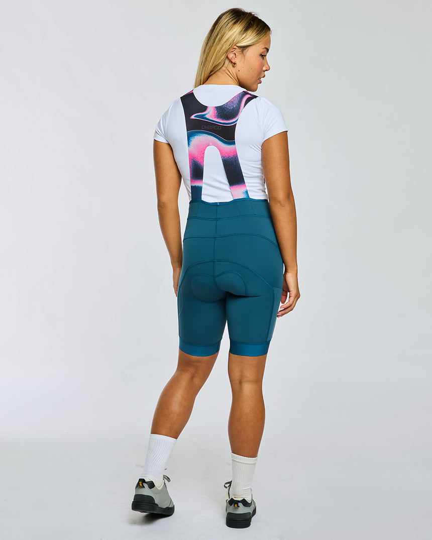 QOM Bib | Morrocan Blue/Aurora | Bibs | WOMENS BOTTOMS | DHaRCO | Image 2 of 10
