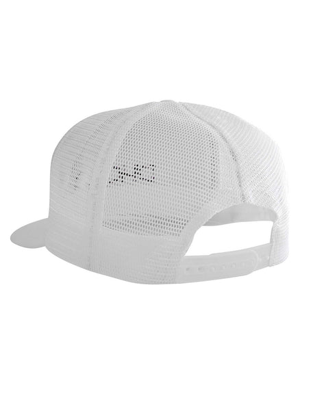 Flat Brim Trucker | White | Caps | UNISEX ACCESSORIES | DHaRCO | Image 2 of 5