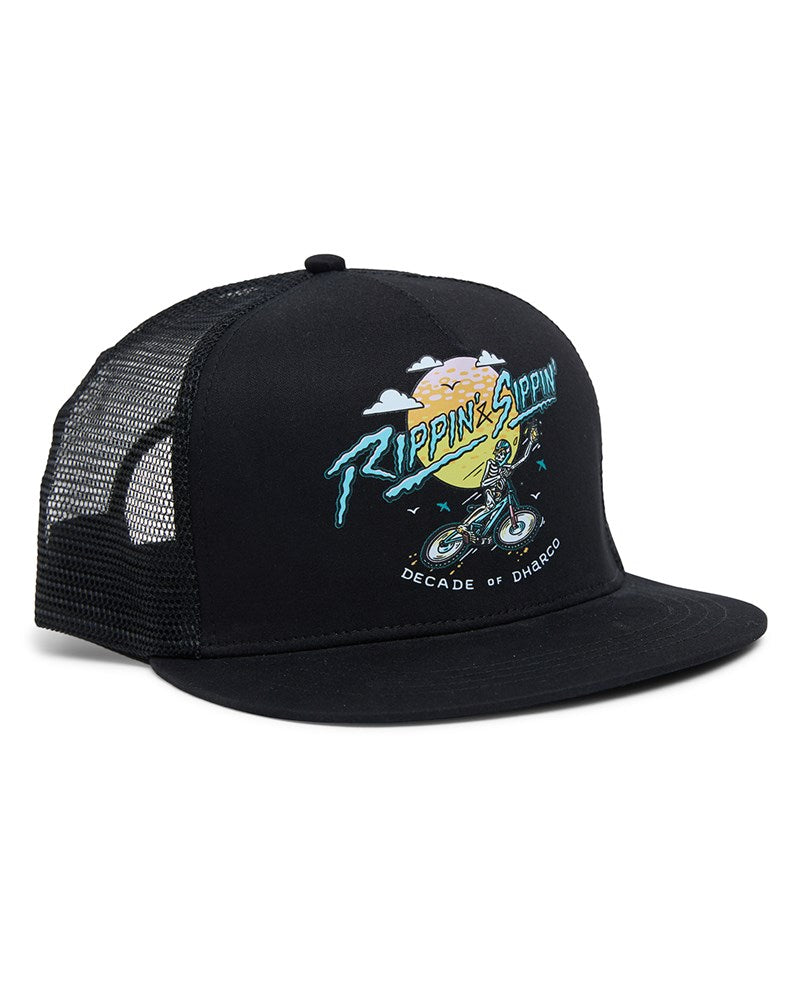 Flat Brim Trucker | Rippin & Sippin | Caps | UNISEX ACCESSORIES | DHaRCO | Image 1 of 5