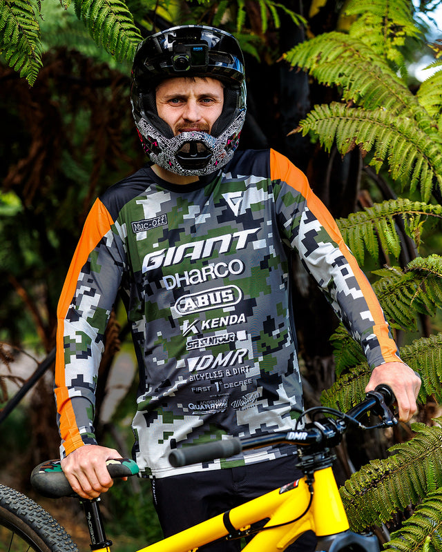 Mens Race Jersey | Ice-T Camo Signature Edition | Long Sleeves | MENS TOPS | DHaRCO | Image 1 of 8