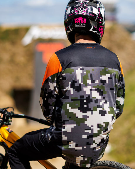 Mens Race Jersey | Ice-T Camo Signature Edition | Long Sleeves | MENS TOPS | DHaRCO | Image 2 of 8