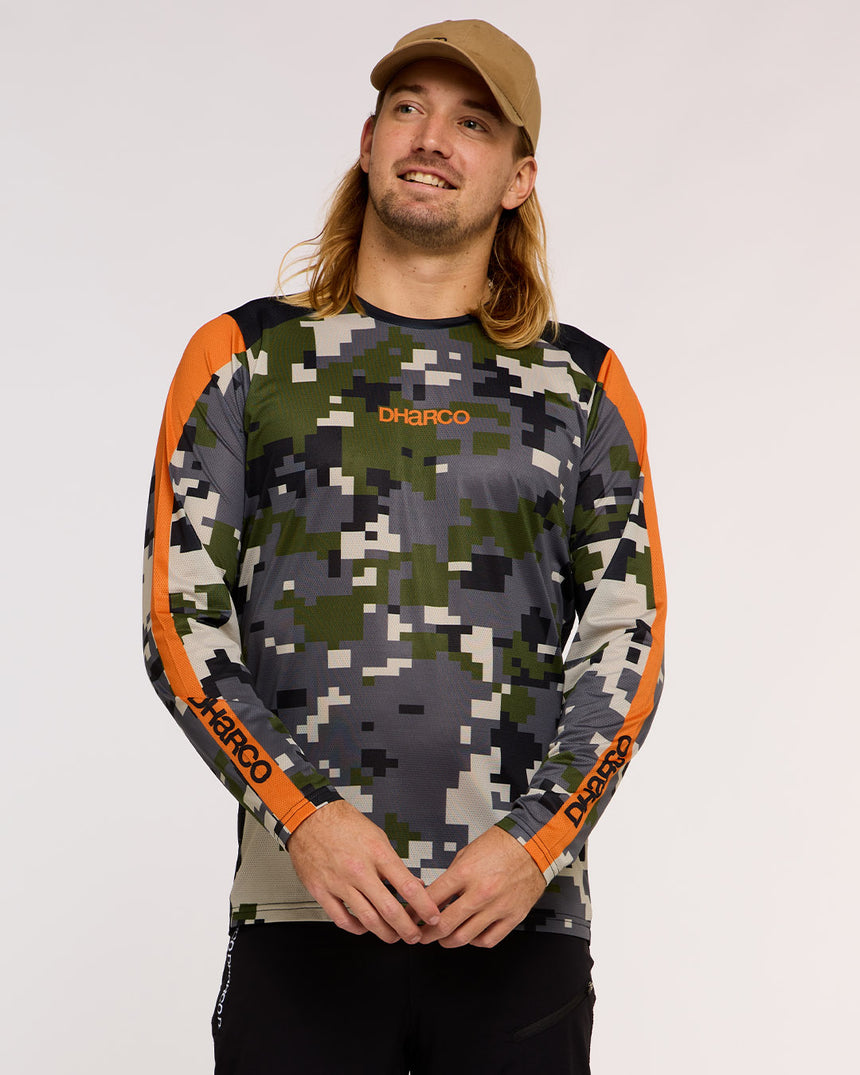 Mens Race Jersey | Ice-T Camo Signature Edition | Long Sleeves | MENS TOPS | DHaRCO | Image 5 of 8