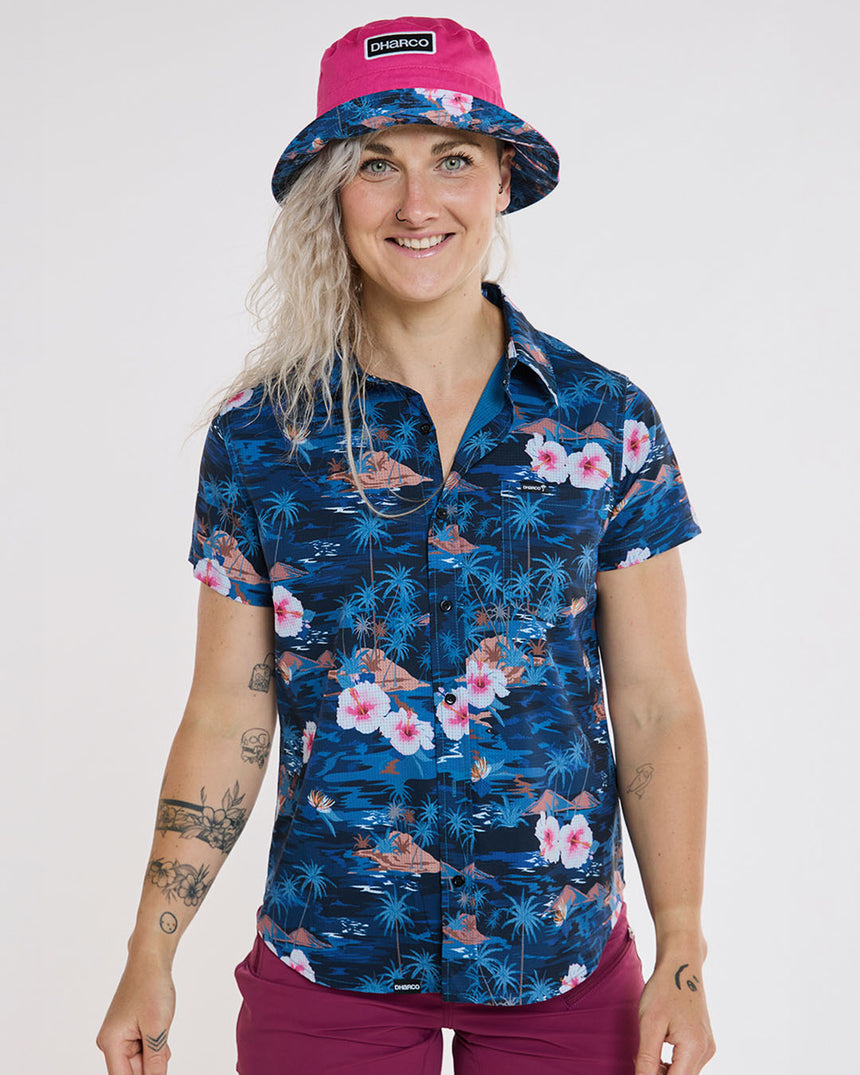 Womens Tech Party Shirt | Oasis | Short Sleeves | WOMENS TOPS | DHaRCO | Image 1 of 6