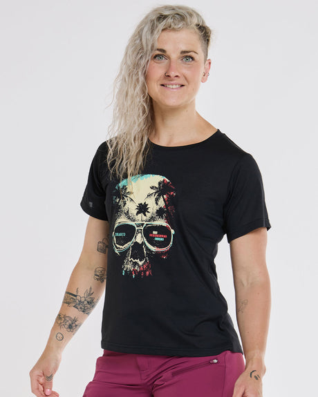 Womens Short Sleeve Tech Tee | Eddie | Short Sleeves | WOMENS TOPS | DHaRCO | Image 1 of 6