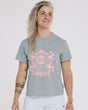 Womens Cotton Tee | Grey Marble | Short Sleeves | WOMENS TOPS | DHaRCO | Image 1 of 6