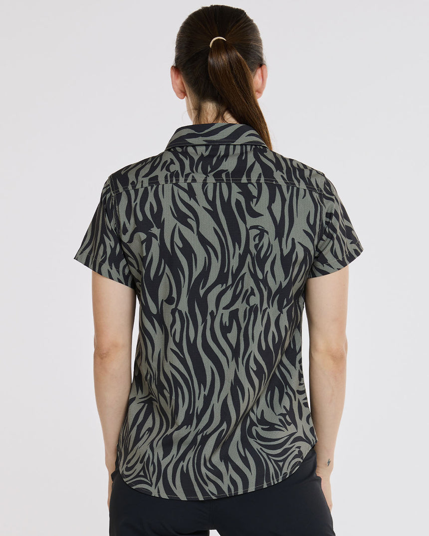 Womens Tech Party Shirt | Cypress | Short Sleeves | WOMENS TOPS | DHaRCO | Image 2 of 6