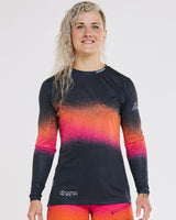 Womens Race Jersey | Black Snake | Long Sleeves | WOMENS TOPS | DHaRCO | Image 1 of 5