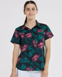 Womens Tech Party Shirt | Dark Fern | Short Sleeves | WOMENS TOPS | DHaRCO | Image 1 of 6