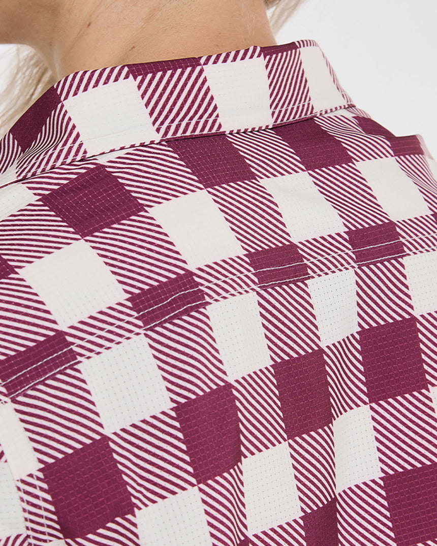 Womens Tech Party Shirt | Sterling | Short Sleeves | WOMENS TOPS | DHaRCO | Image 5 of 6