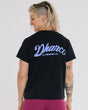 Womens Cotton Tee | Black | Short Sleeves | WOMENS TOPS | DHaRCO | Image 1 of 5
