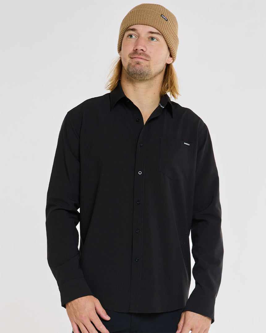 Mens Tech Long Sleeve Shirt | Cash | Long Sleeves | MENS TOPS | DHaRCO | Image 1 of 6