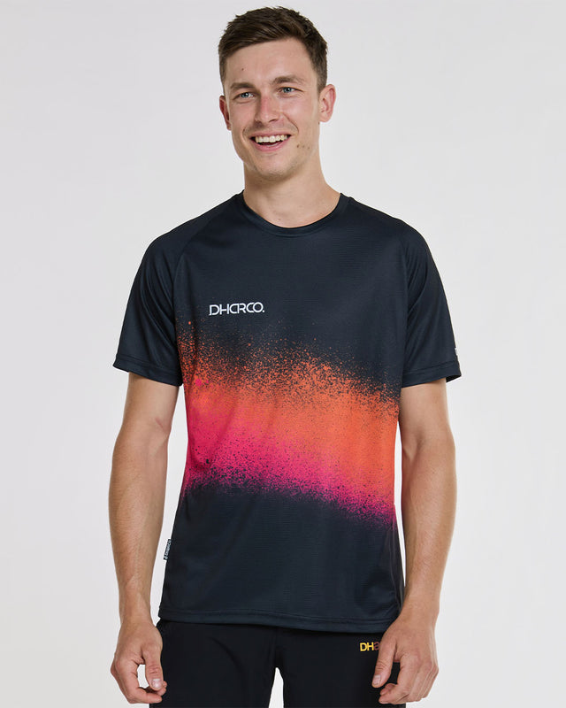Mens Short Sleeve Jersey | Black Snake | Short Sleeves | MENS TOPS | DHaRCO | Image 1 of 6