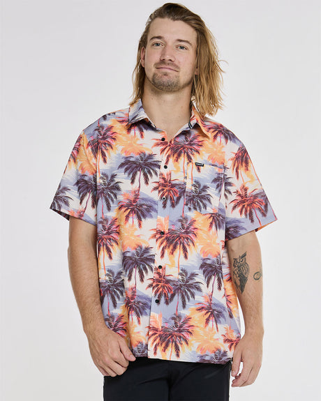 Mens Tech Party Shirt | El Camino | Short Sleeves | MENS TOPS | DHaRCO | Image 1 of 6