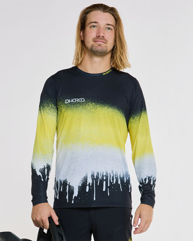Mens Race Jersey | Acid Rain | Long Sleeves | MENS TOPS | DHaRCO | Image 1 of 6