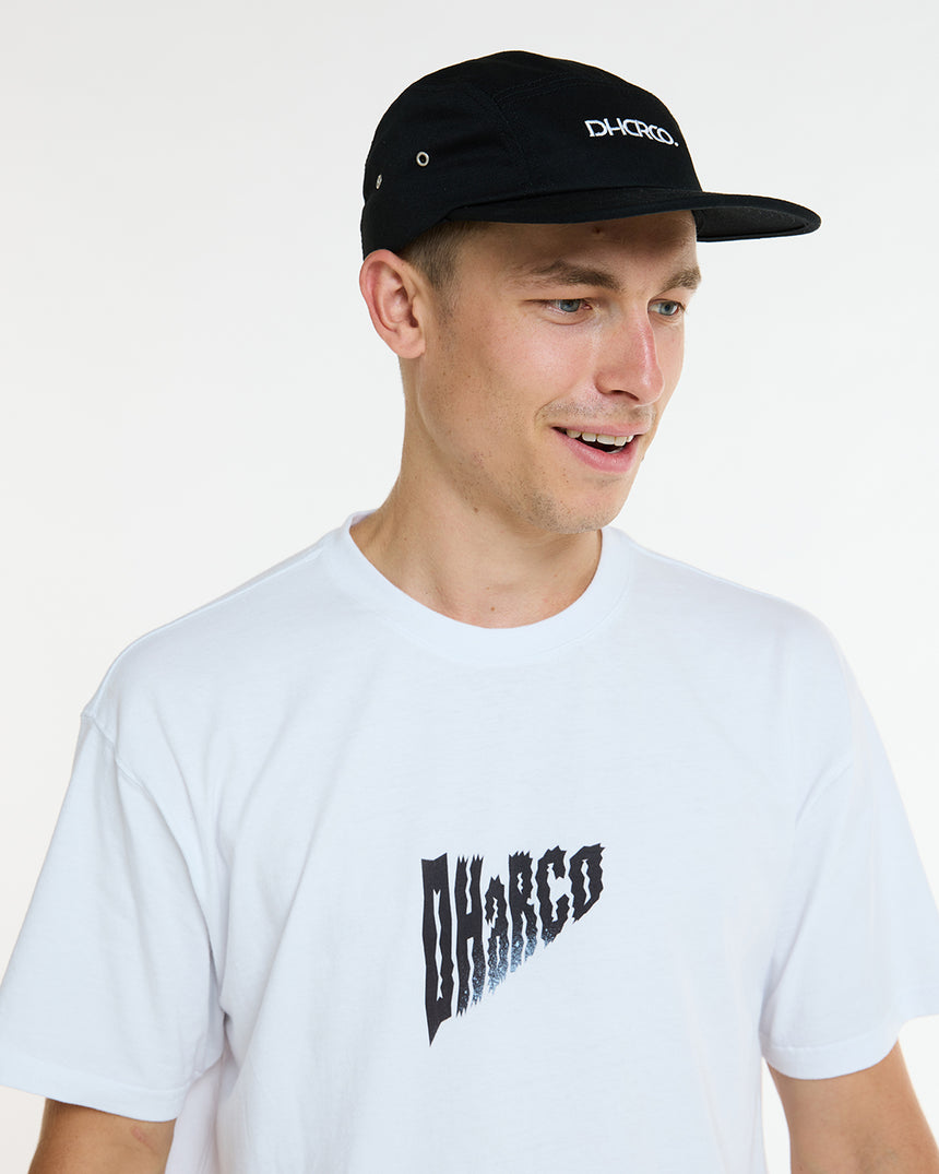 5 Panel Hat | Black | Caps | UNISEX ACCESSORIES | DHaRCO | Image 5 of 5