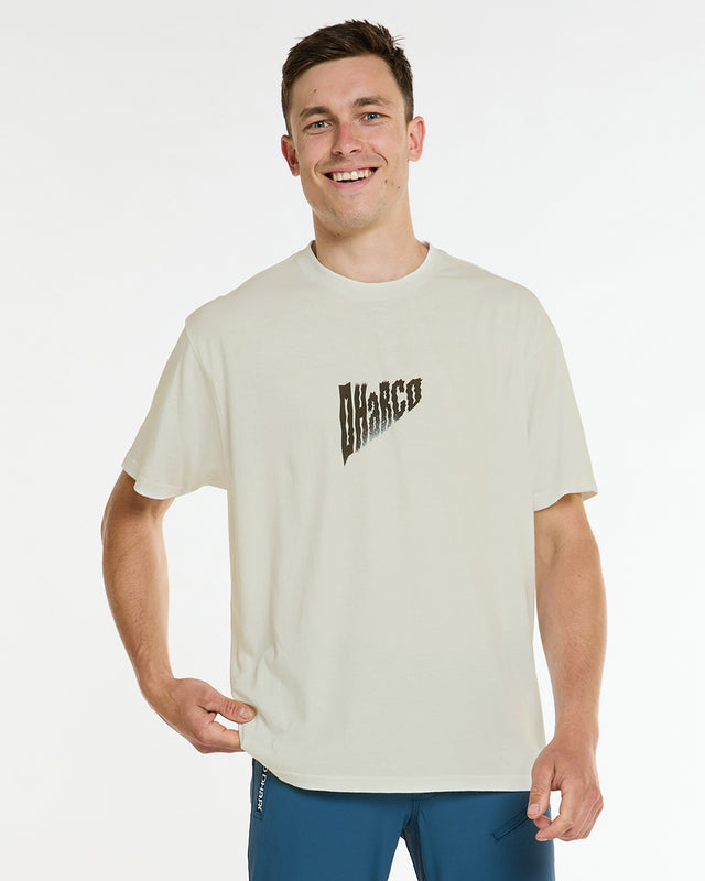 Mens Cotton Tee | White | Short Sleeves | MENS TOPS | DHaRCO | Image 1 of 6