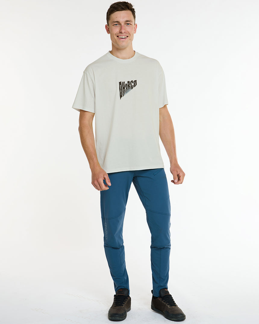 Mens Cotton Tee | White | Short Sleeves | MENS TOPS | DHaRCO | Image 4 of 6